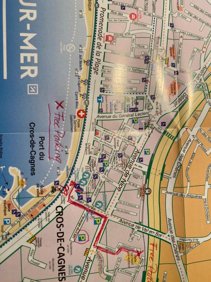 Apartament Cros De Cagnes Zewnętrze zdjęcie
